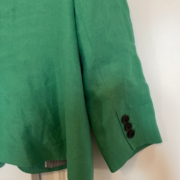 100% Linen Talbots Blazer - Picture 3 of 9